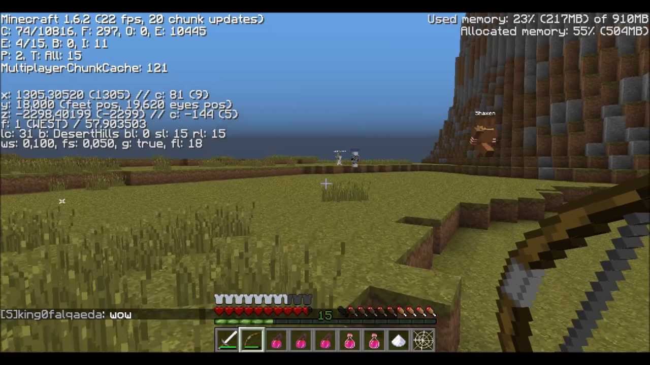 MineZ-Killing full iron at Eillom