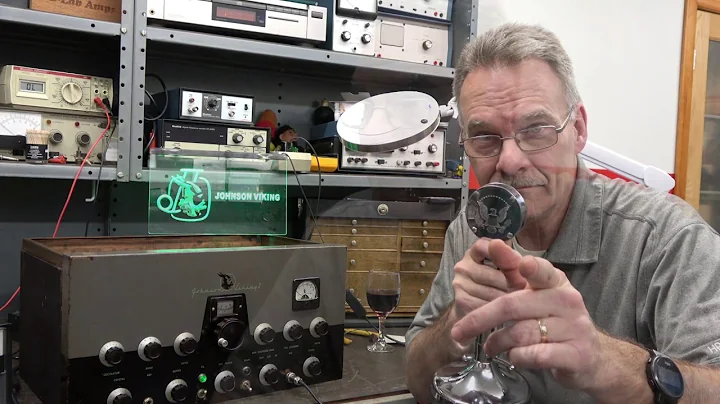 Vintage Johnson Viking II Tube Ham Transmitter Disaster to Divine D-Lab Repair