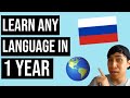 HOW YOU CAN LEARN RUSSIAN IN A YEAR (DETAILED TUTORIAL)