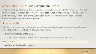 Resolve Your Missing Argument Issues in Python: Tips and Solutions