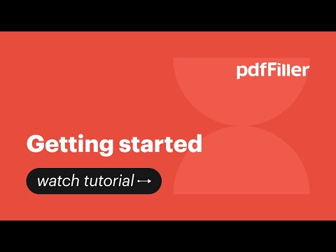 Getting Started with pdfFiller