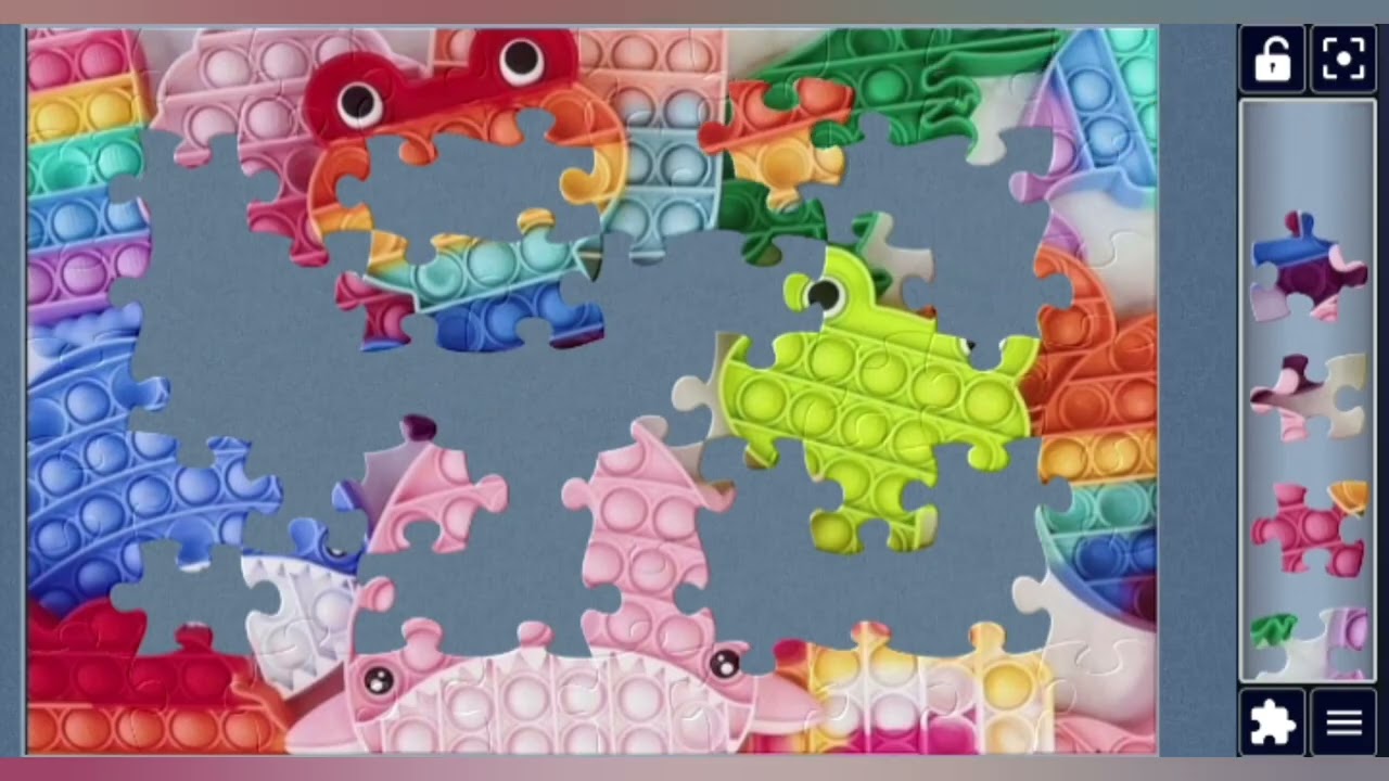 Colorful Frog Pop-it Toys 🎨👾 jigsawpuzzle 🧩✨ @puzzlemaster1034 