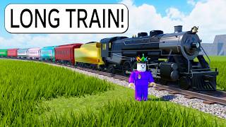 I Kept Adding Carts to My Train on Roblox BUT It Got TOO LONG... screenshot 4