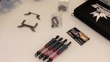 How to change shocks and put servo on axle mount on Element Ecto