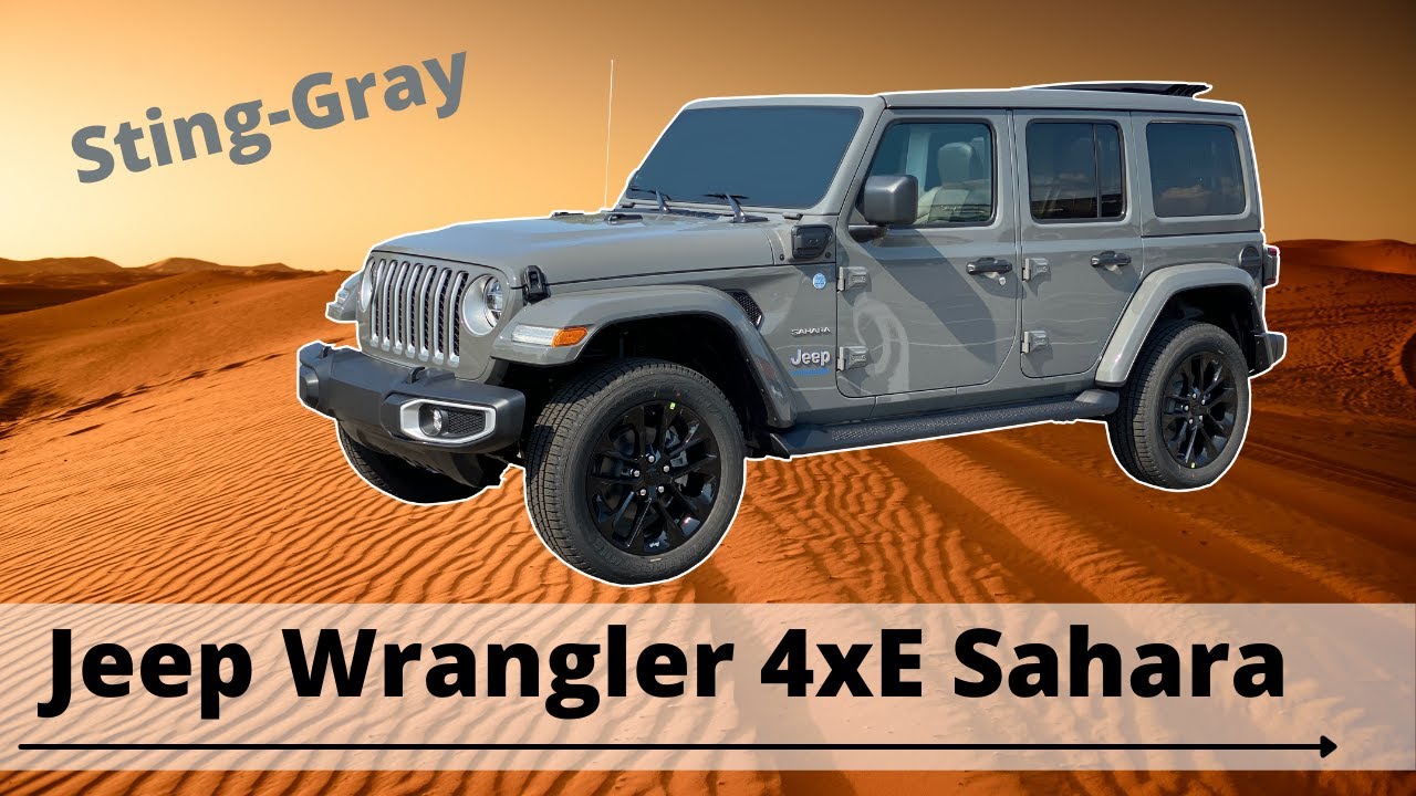 2021 Jeep Wrangler Sahara 4xe in Sting-gray - YouTube