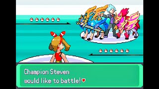 Pokemon Hyper Emerald: Lost Artifacts Hard Mode - Champion Steven @ Meteor Falls, Metagrossite