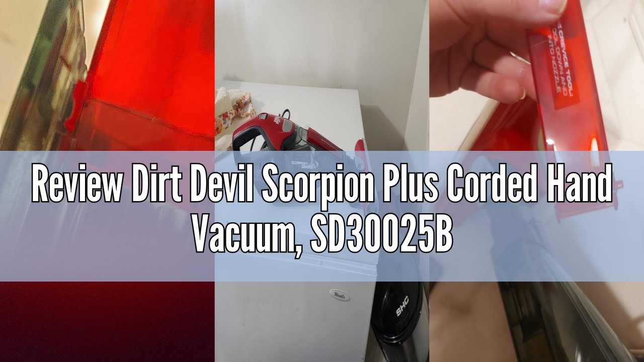 Review Dirt Devil Scorpion Plus Corded Hand Vacuum, SD30025B