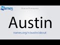 How to pronounce austin