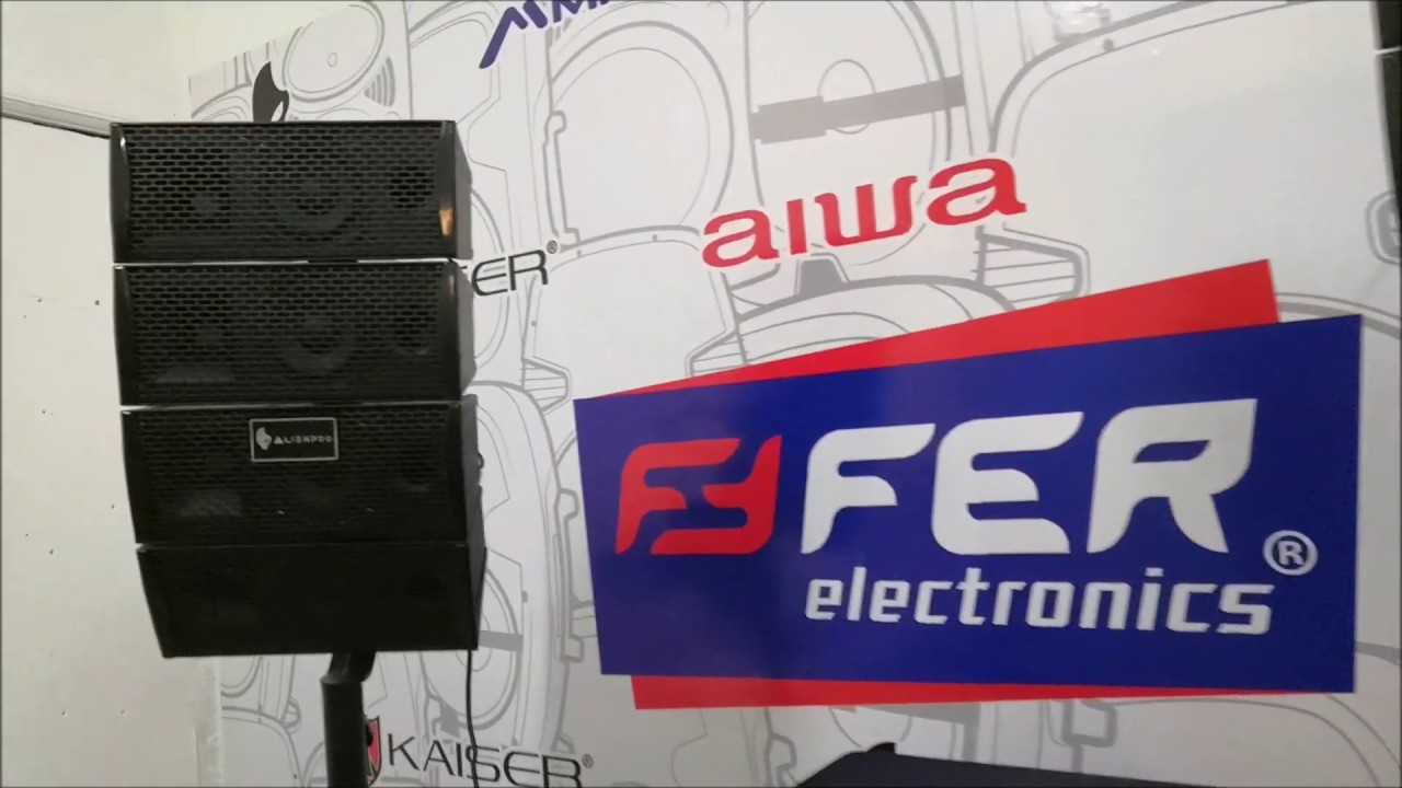 Xarray 12 Alien Pro sistema de audio lineal - YouTube