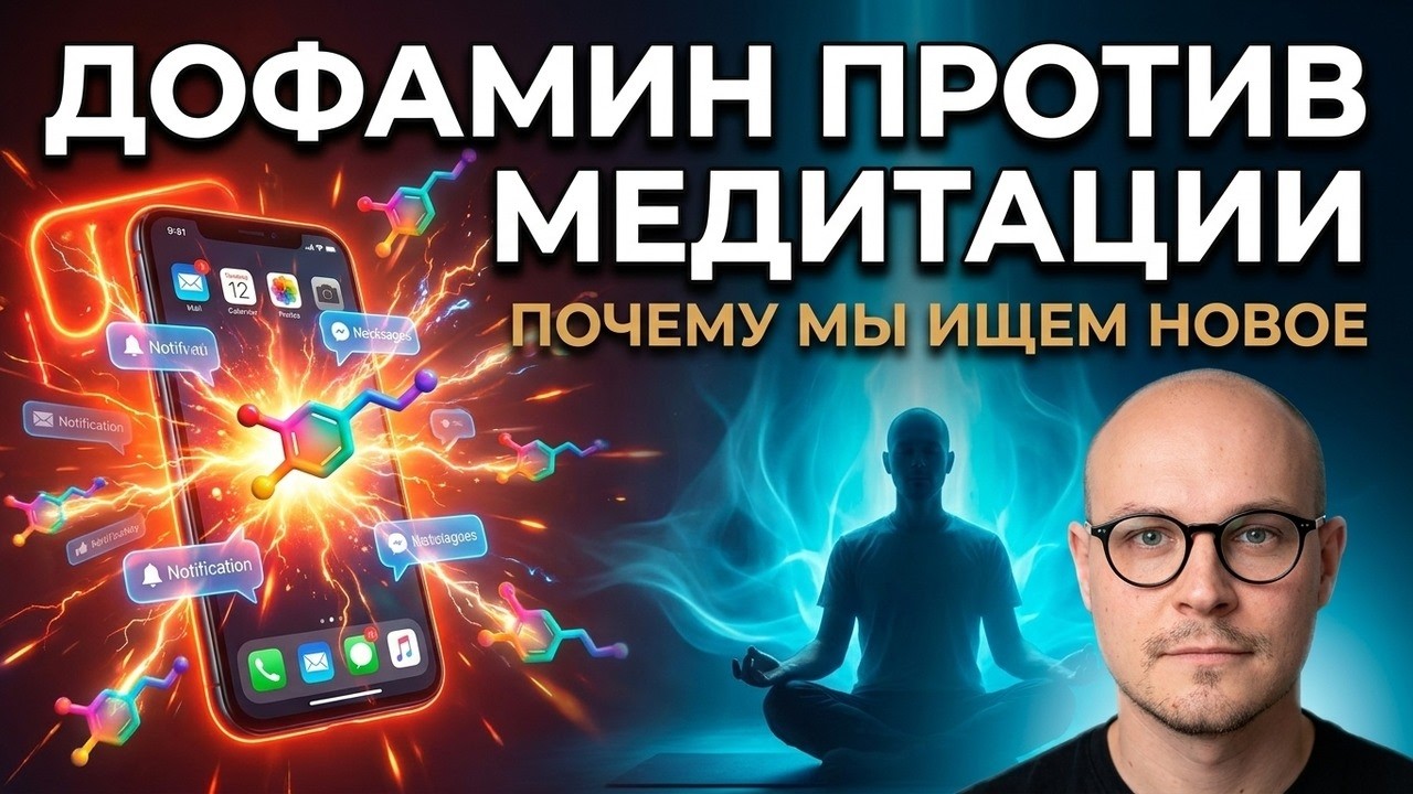 Дофамин против медитации: почему ты прыгаешь от практики к практике