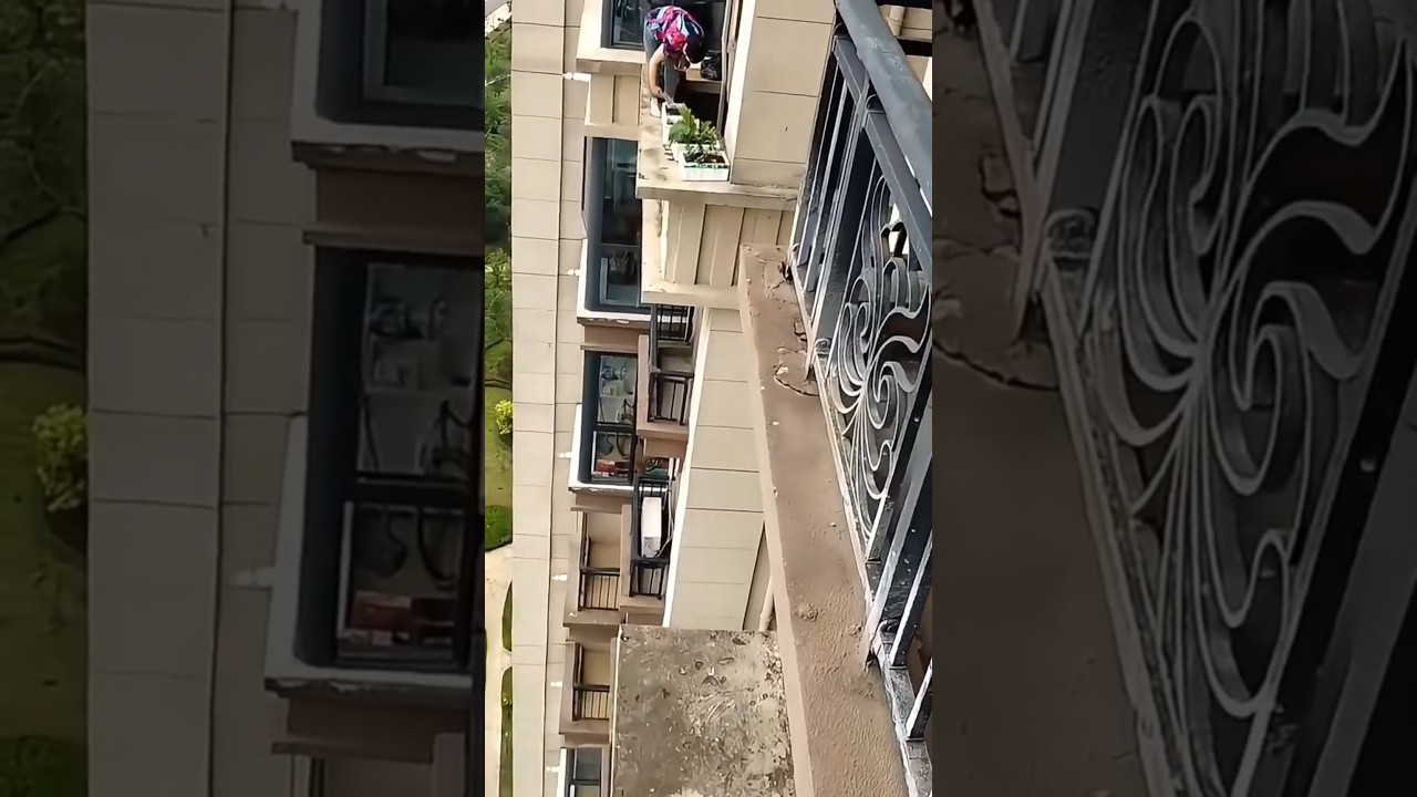 Grandma Gardens on a Ledge—14 Floors Up, No Fence, No Fear