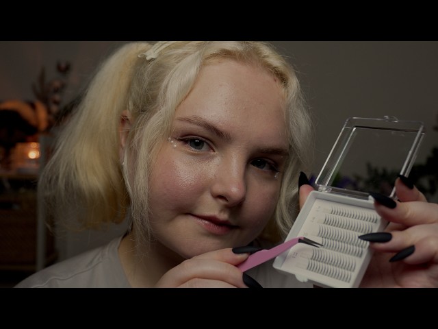【日本語ASMR】🌙 まつ毛サロンロールプレイ｜眠れるアイラッシュケア ✨💤 | Doing you eyelashes
