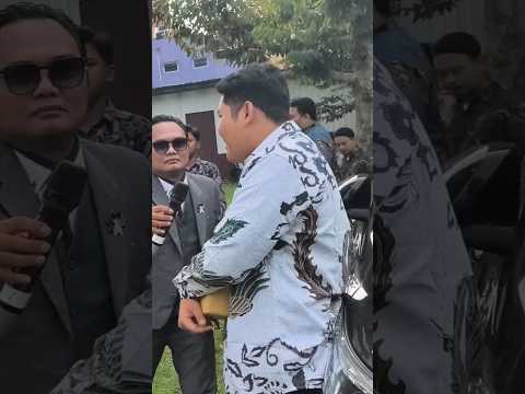 Nopek Novian di pernikahan Davi Siumbing