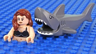 LEGO SHARK ATTACK, Playing Lego with Shark, Ikan Hiu 2022