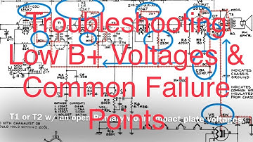 RCA 8-X-541 - Cause & Effect P3 (B+ Voltage/Current Troubleshooting & Common Failure Points)