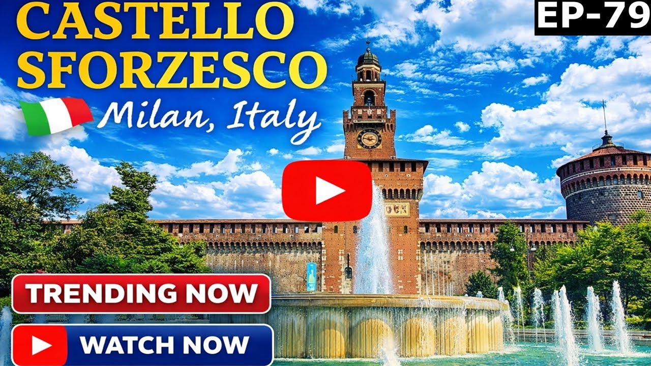 Castello Sforzesco Milano | Sforza Castle Milan | Milan Travel Vlog | Safarnama Exploring World