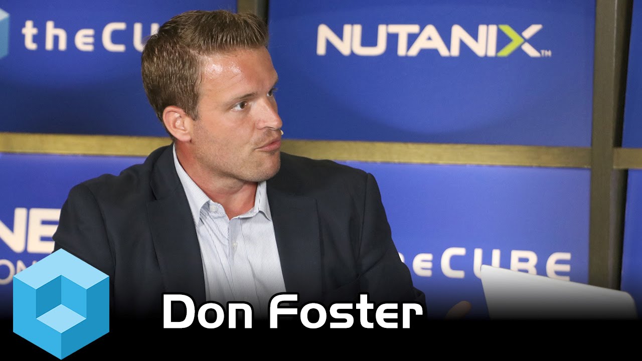 Don Foster, Commvault | Nutanix .NEXT 2015 - YouTube