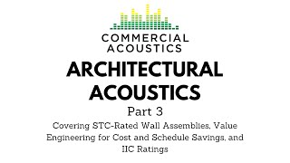 Architectural Acoustics Lunch & Learn Part 3 of 5