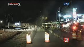 Storm damage and power outages in the Tennessee Valley