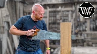 How to Resaw with Just a Hand Saw
