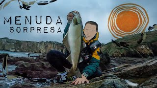 AMANECIDA ENTRETENIDA con "SUSTO" || PESCA SPINNING en ASTURIAS