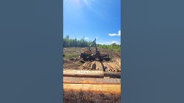 Playing with sticks on a John Deere 1910G!