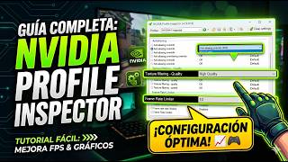 NVIDIA PROFILE INSPECTOR GUIA BASICA PARA DLSS FRAME GENERATION Y RAY RECONSTRUCTION.