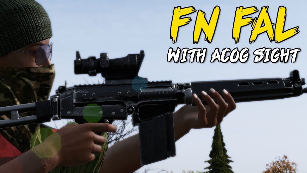 0 61 exp dayz standalone fal acog sight sound test youtube