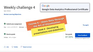 Share data through the art of visualization weekly challenge 4 || Google Data Analytics