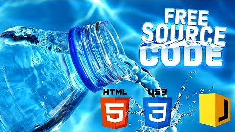 Drink water || 40-Drink-water || Free Source Code || Web Dev Projects