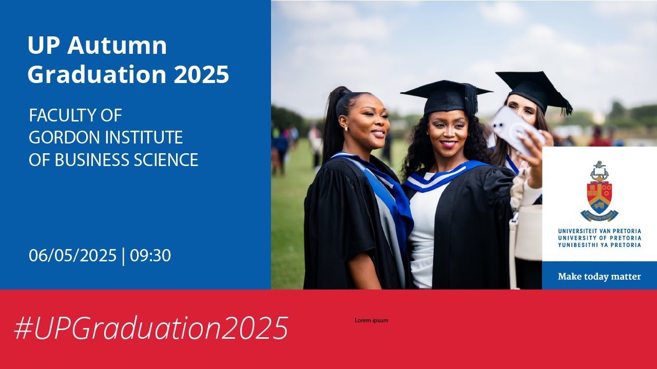 UP Autumn Graduation | 06 May 2025 - 09:30 - YouTube