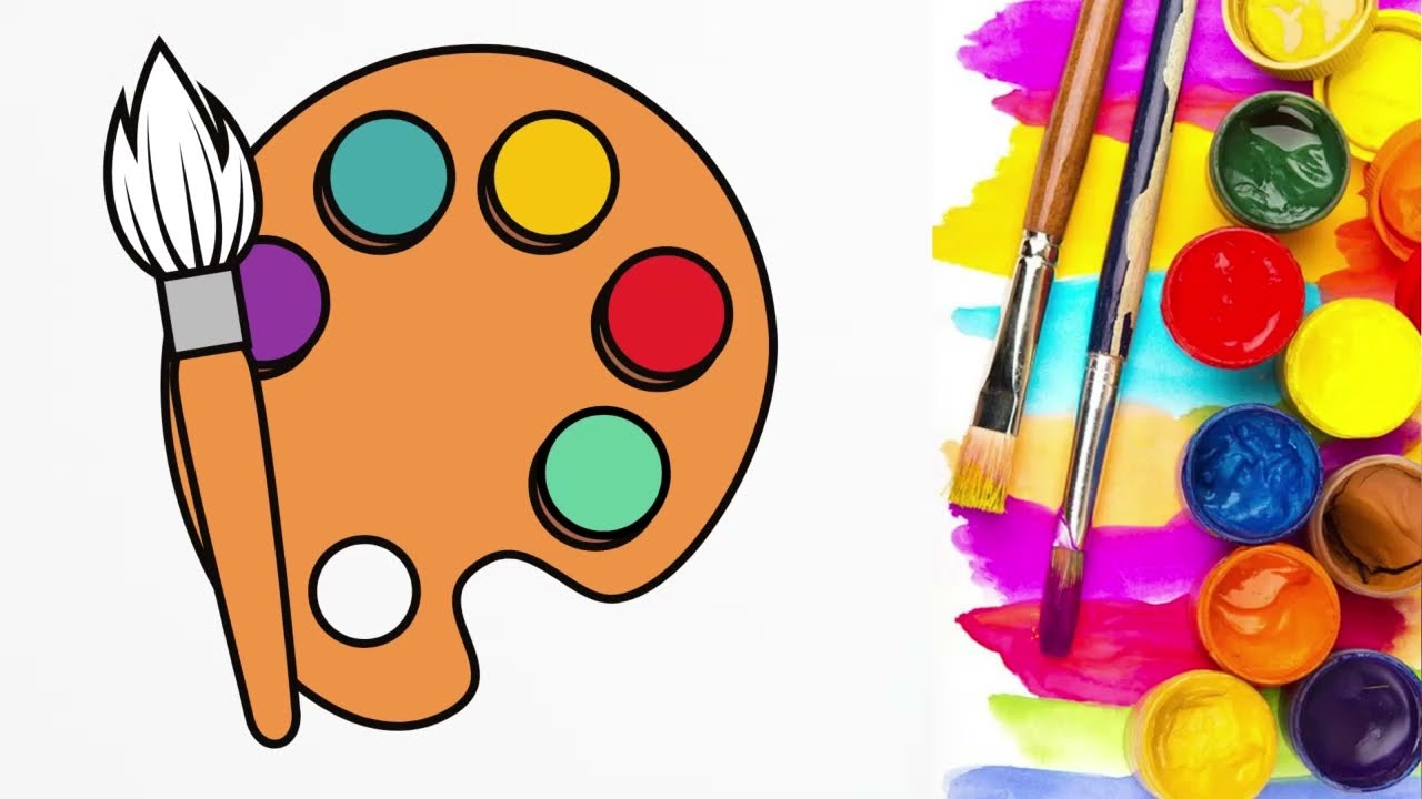 Drawing color board for children/ Drawing color board for kids