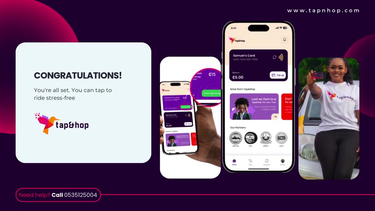 How to Top Up the Tap & Hop Card with Mobile Money