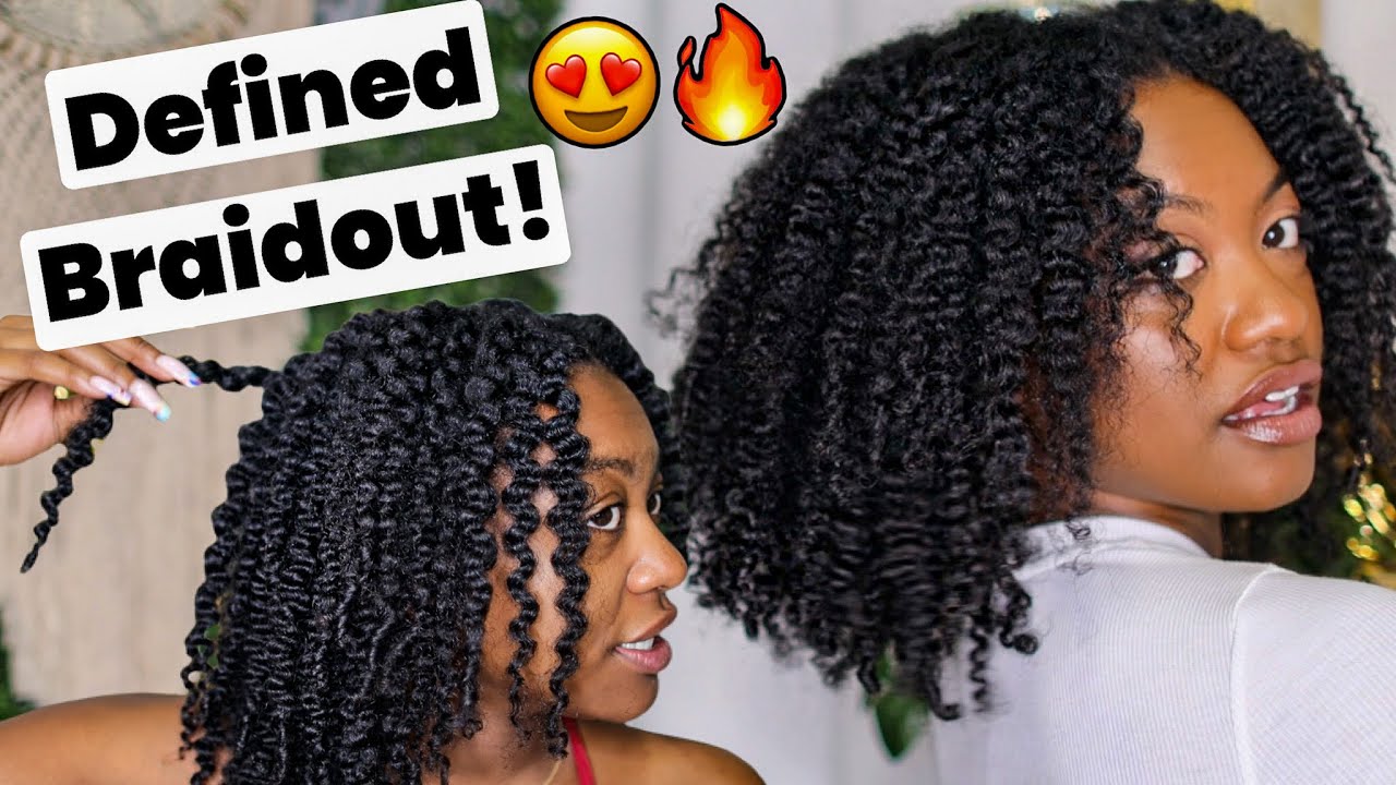 Defined Braidout + My Post Protective Style Wash Day Routine