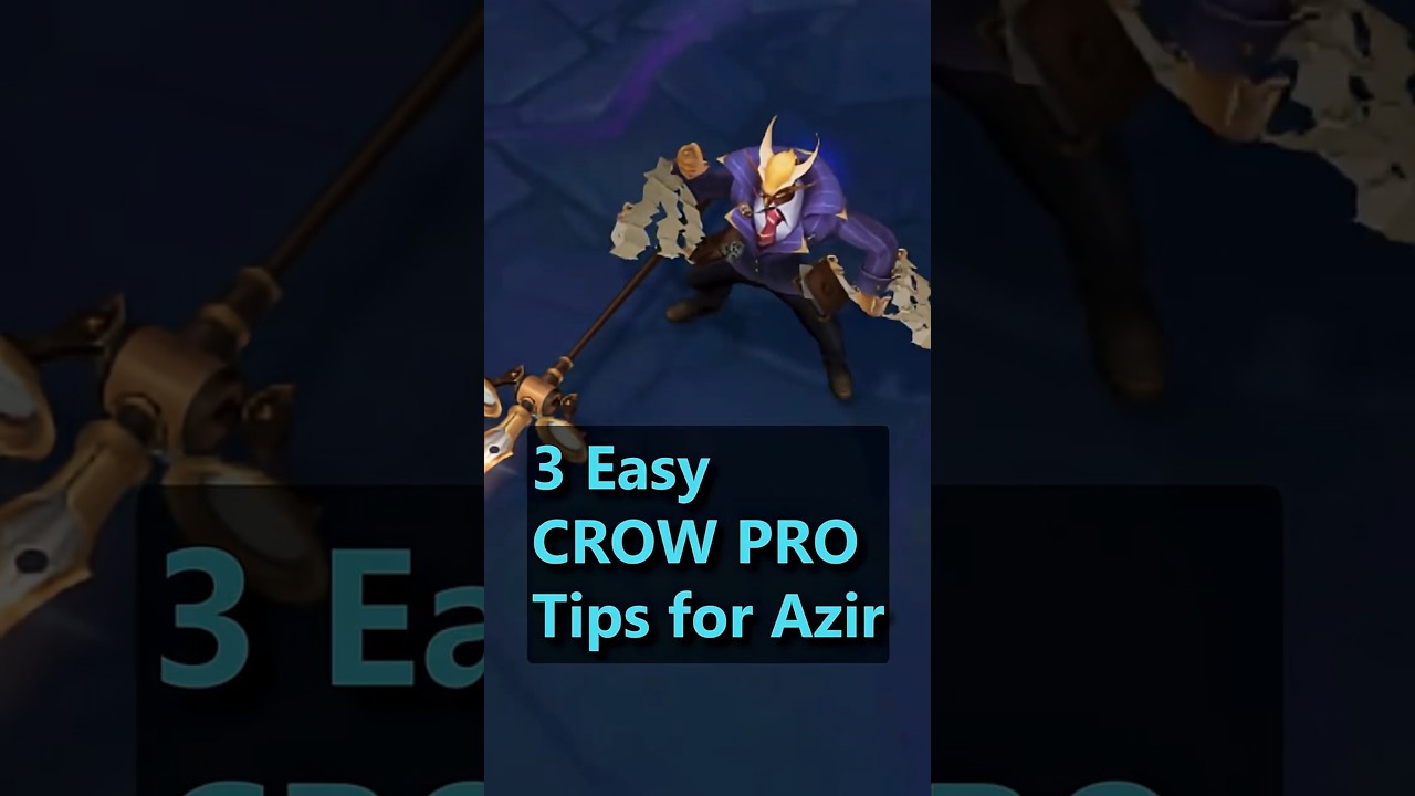 3 EASY Crow Pro Tips for Azir 