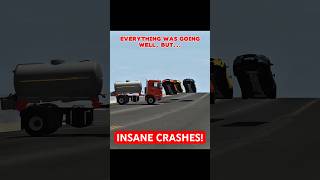 The most INSANE CRASHES #beamngdrive #beamngcrashes #beamngshorts