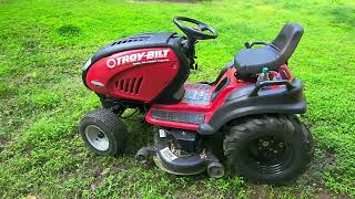 How I resolved a dying low battery on my Troy Bilt Horse Riding Mower Garden Tractor 809