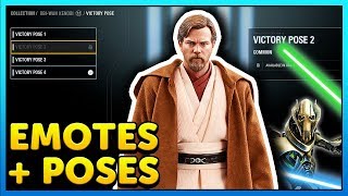 Obi-Wan And General Grievous Emotes We Want - Star Wars Battlefront 2