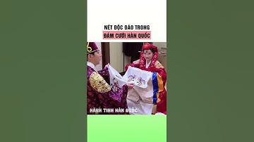 Nét văn hóa độc đáo trong văn hóa Hàn Quốc #shorts