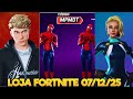 GESTOS E STREAMERS - LOJA FORTNITE 07/12/25 - LOJA FORTNITE HOJE - LOJA FORTNITE AO VIVO - CÓD.MPMDT