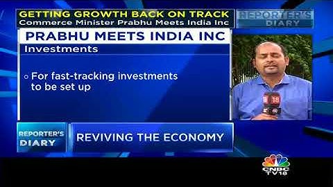 Commerce Minister Suresh Prabhu Meets India Inc