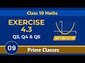 Class 10 Maths | Chapter 4 | Exercise 4.3 | Part 02 | Prime Classes