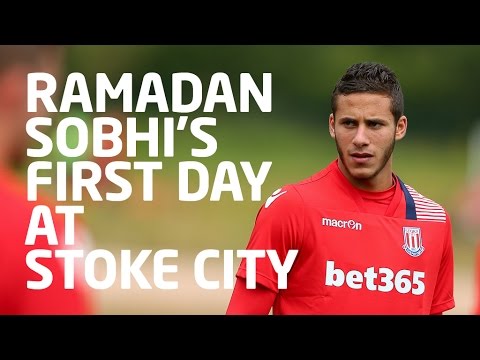 Ramadan Sobhi - First Day At Stoke City