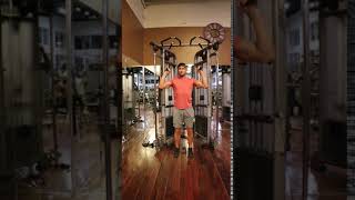 Standing Cable shoulder press
