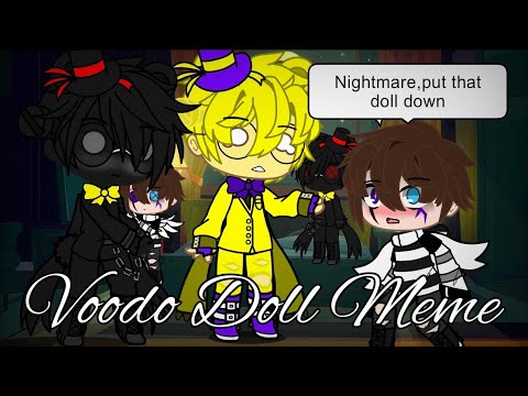 Voodoo Doll||Gacha Life||Ft. Goldie & Chris X Nightmare||Meme