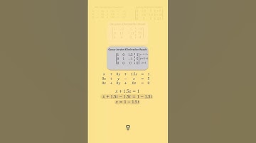 🔎 Finding ♾️ Solutions from Resulting Matrix 🔍