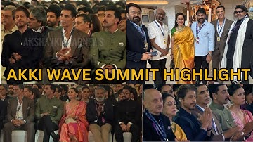 "Akshay Kumar, Shah Rukh Khan & Ranbir Kapoor TOGETHER at Wave Summit | Mega Highlight!"|| AKN