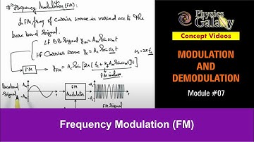 Class 12 Physics | Modulation | #7 Frequency Modulation (FM) | For JEE & NEET