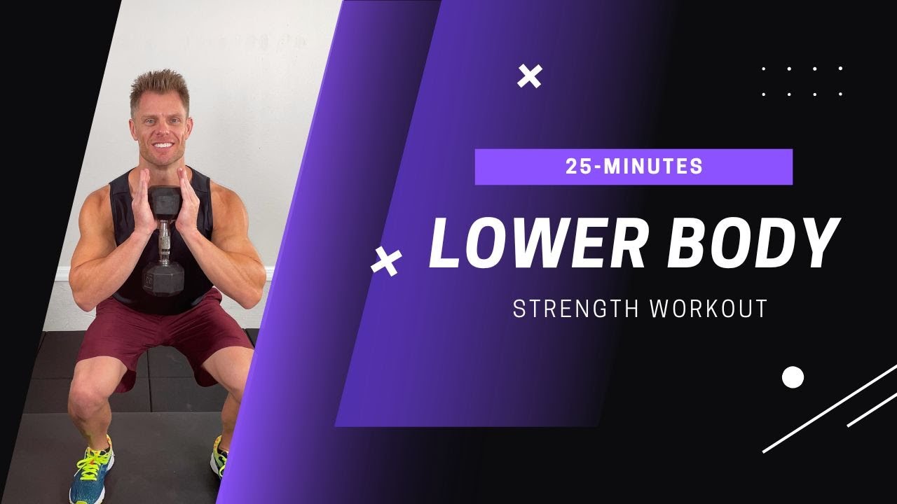 25 Min Lower Body Strength Workout Leg Day YouTube