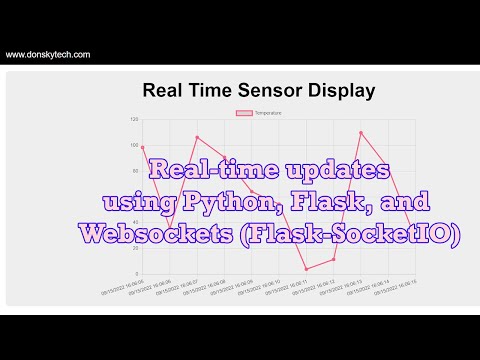 Display Real Time Updates Using Python, Flask and Websocket